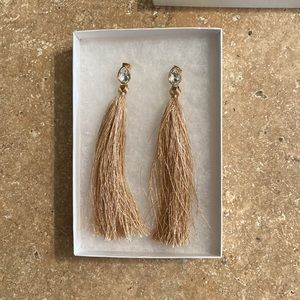 Pink Tassel Earrings